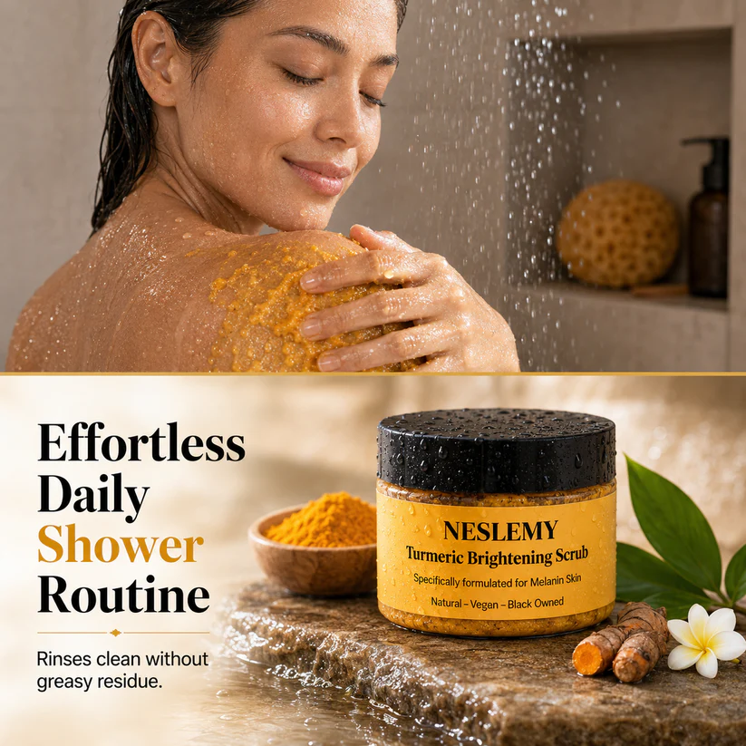 🏆 LIMITED-TIME 50% OFF! ✨Turmeric Exfoliating Body Scrub