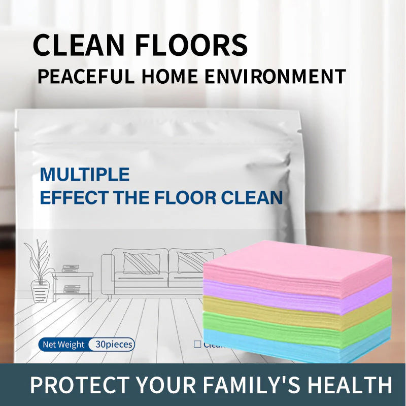 🔥30-Pieces Multi-Effect Floor Cleaning Sheets