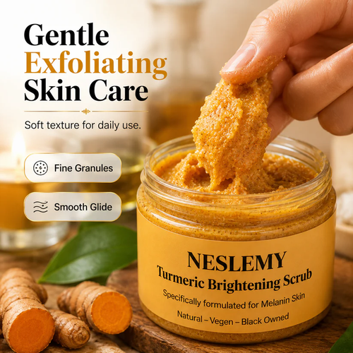 🏆 LIMITED-TIME 50% OFF! ✨Turmeric Exfoliating Body Scrub