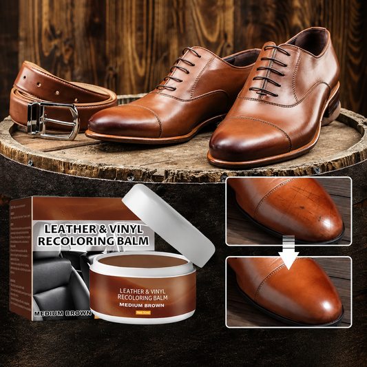 Leather Repair Paste – Fills scratches & scuffs, restores texture.👞