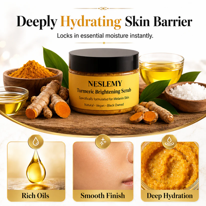🏆 LIMITED-TIME 50% OFF! ✨Turmeric Exfoliating Body Scrub