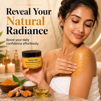 🏆 LIMITED-TIME 50% OFF! ✨Turmeric Exfoliating Body Scrub