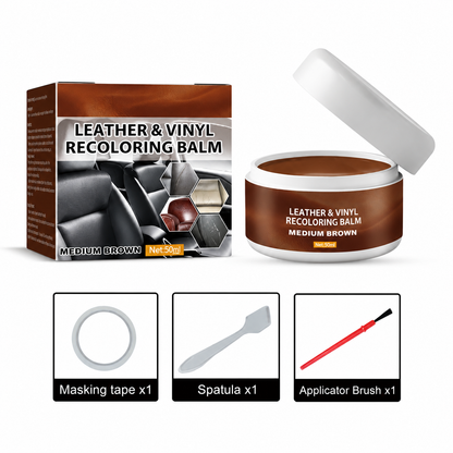 Leather Repair Paste – Fills scratches & scuffs, restores texture.👞