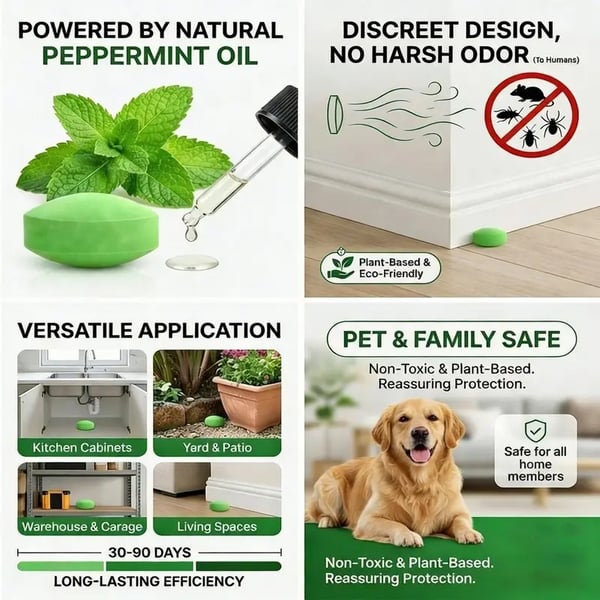 🔥 LIMITED TIME! 12 Pack Peppermint Pest Repellent Balls – Mice & Spiders Gone! ✅