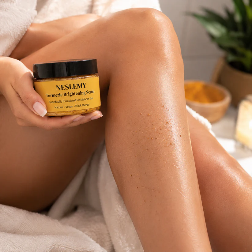 🏆 LIMITED-TIME 50% OFF! ✨Turmeric Exfoliating Body Scrub